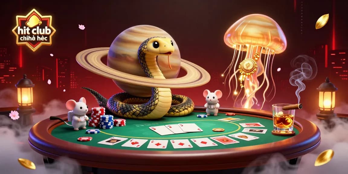 Experience vibrant gaming with hit club chính thức featuring astronaut mice betting on roulette rings in vivid 3D.