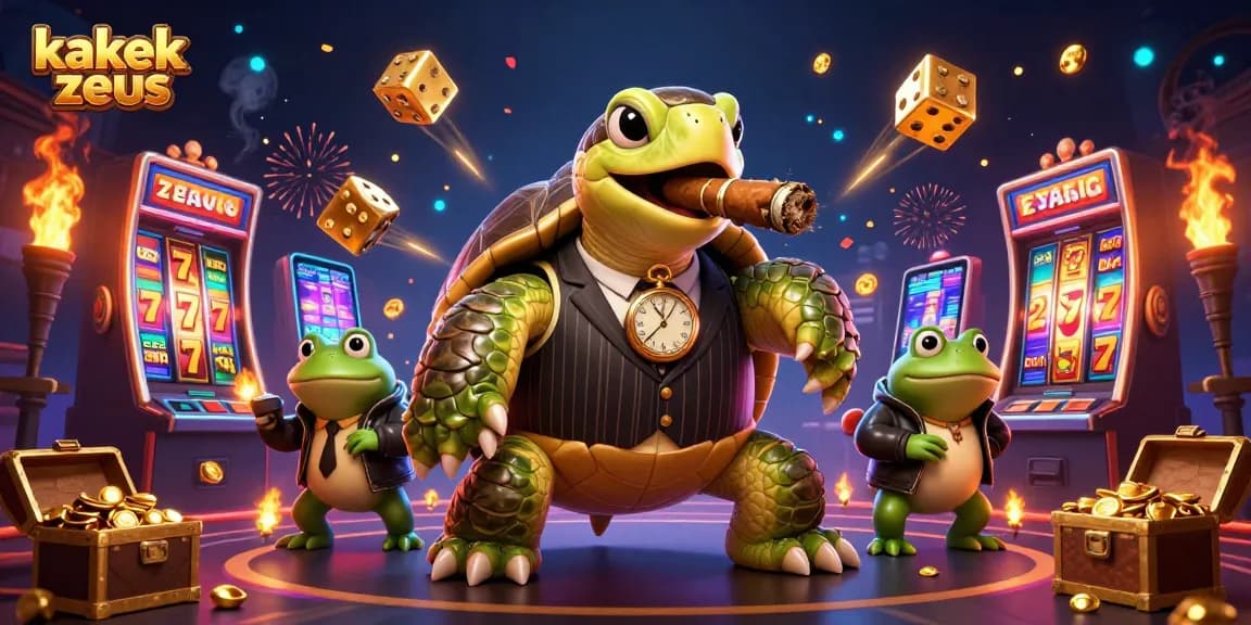 Experience the thrill of kakek zeus slots with our colorful casino scene featuring exciting jackpots.