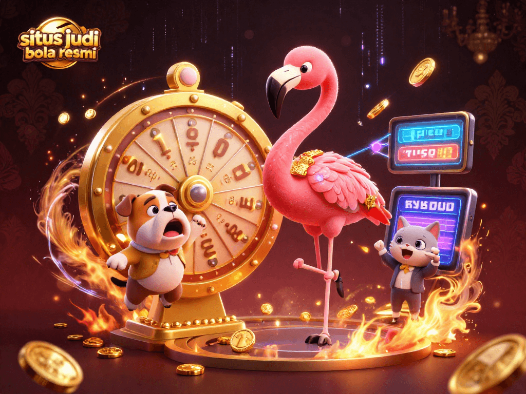 Experience the excitement of situs judi bola resmi with thrilling game show elements and vibrant characters.