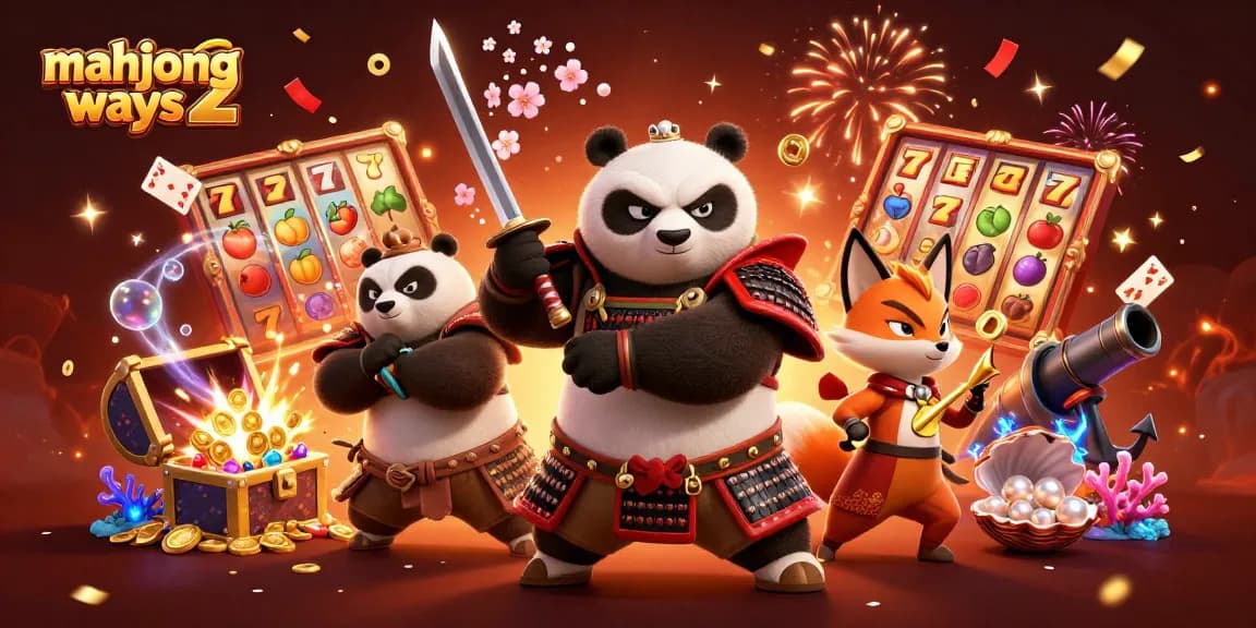 Experience mahjong ways 2 with vibrant 3D characters and fun-filled casino elements like jackpots and slot reels.