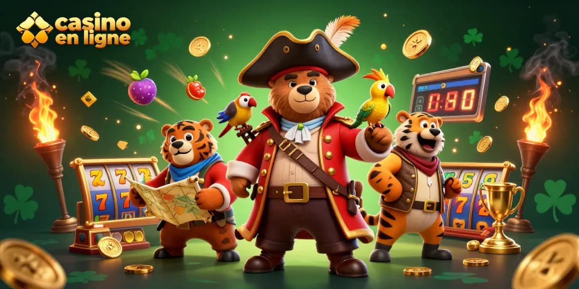 Gagnez gros sur le casino en ligne avec des jeux de machines à sous palpitants et des trophées dorés.
