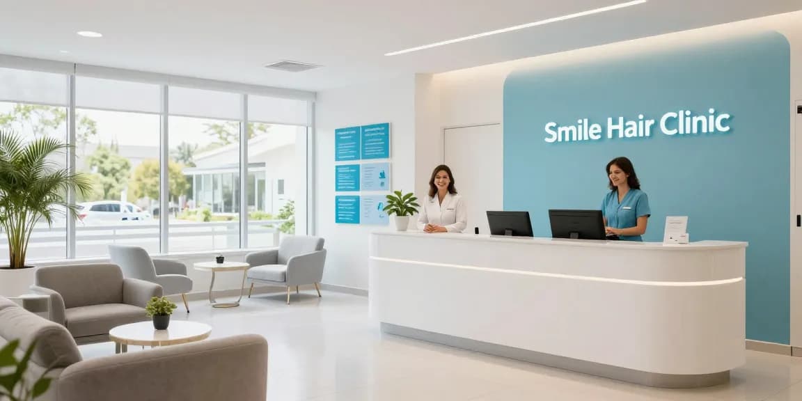 Hair transplant turkey services in a modern health clinic setting.