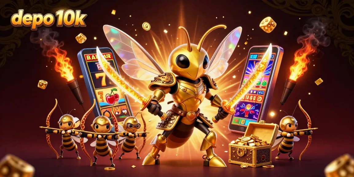 Engaging gameplay at depo 10k showcasing a vibrant 3D scene of dynamic casino elements.