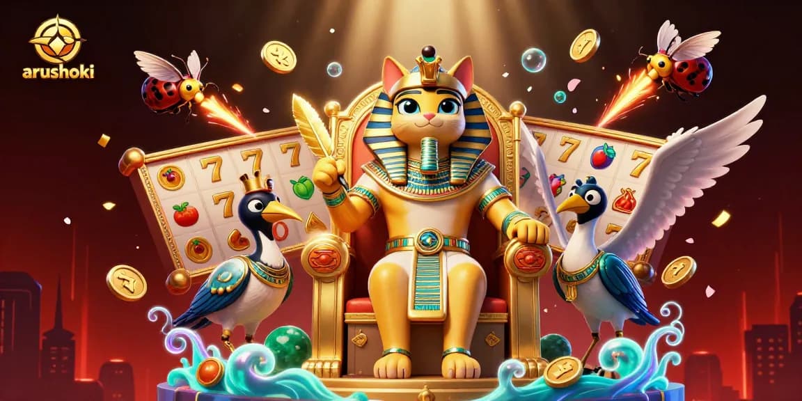 Akses ARUSHOKI untuk merasakan pengalaman slot menang yang memikat dengan simbol keberuntungan.