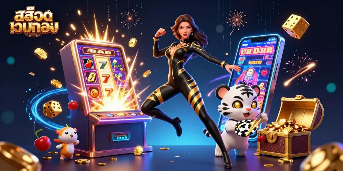 Experience the thrill of สล็อตเว็บตรง with stunning visuals and vibrant casino elements.