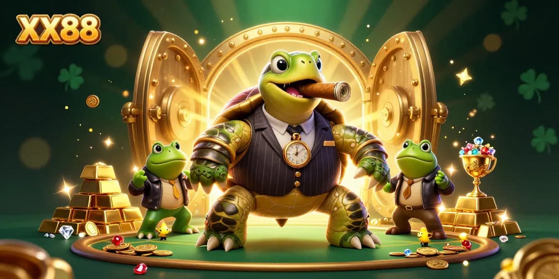 Experience the thrill of winning big at XX88 with vibrant casino characters in action.