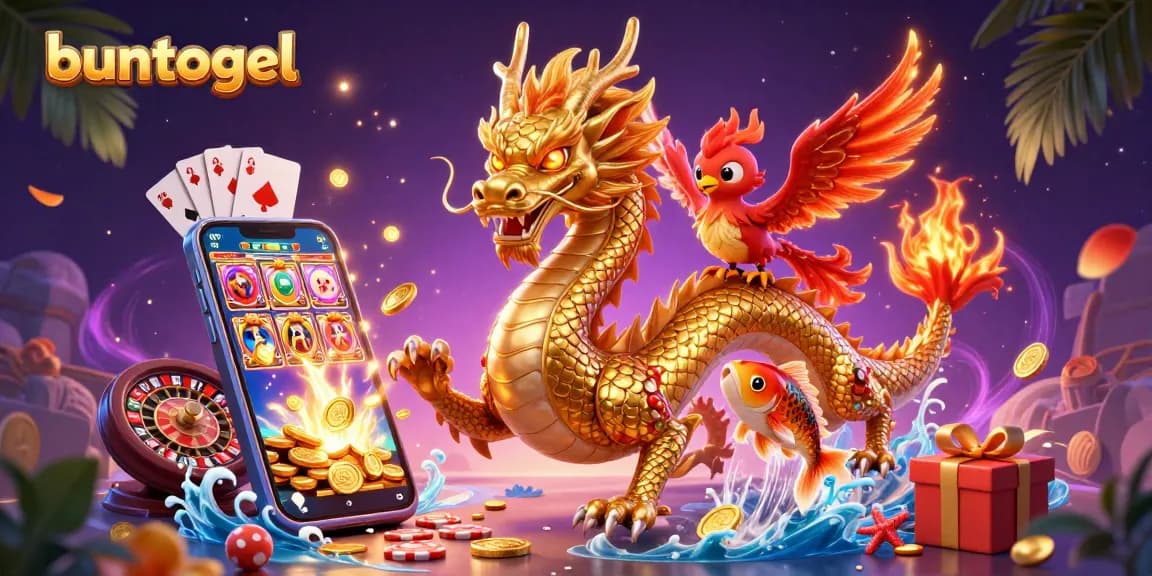 Experience the thrill of bun togel gaming with our vibrant, dynamic illustration featuring captivating casino elements.
