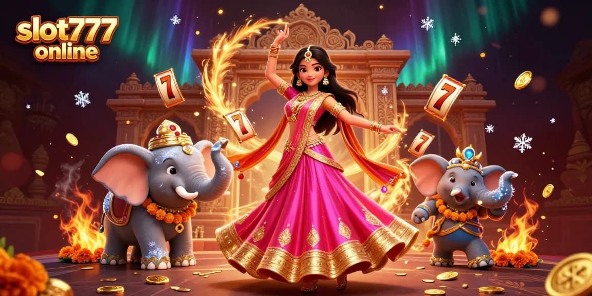 Spin the reels in slot777 online with vibrant characters and rich casino elements.