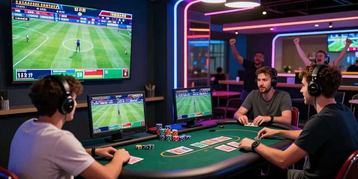 Exciting online gaming environment during live soccer matches, showcasing more資訊 on sports betting.