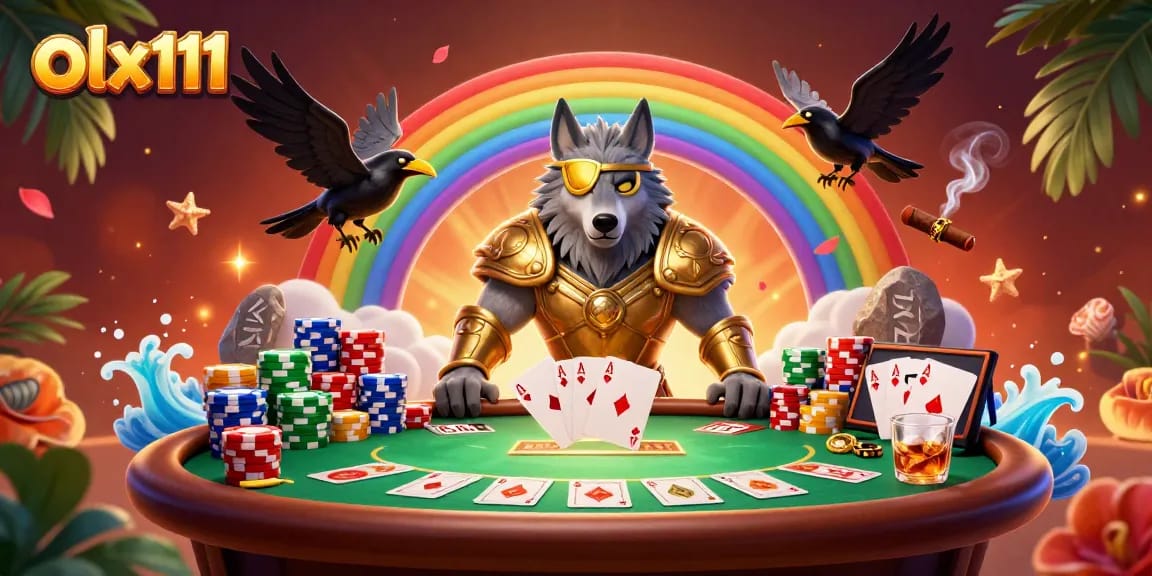 Play exciting casino games with olx111 featuring a vivid Norse-themed scene.