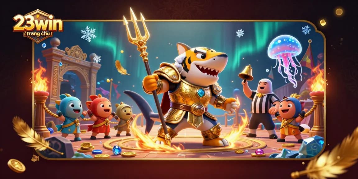 Engage in dynamic gameplay at 23win trang chủ with a thrilling underwater casino scene.