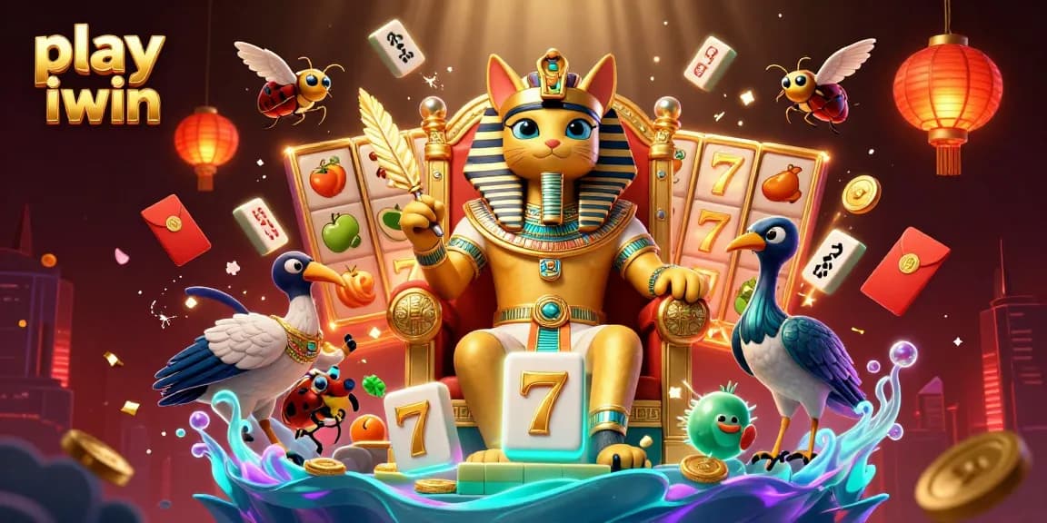 Engage in thrilling gameplay with play iwin featuring pharaoh cat and slot machines.