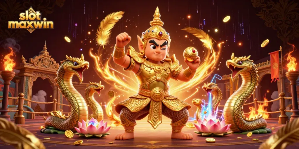 Experience thrilling gameplay with slot maxwin amidst dazzling characters and vibrant casino elements.