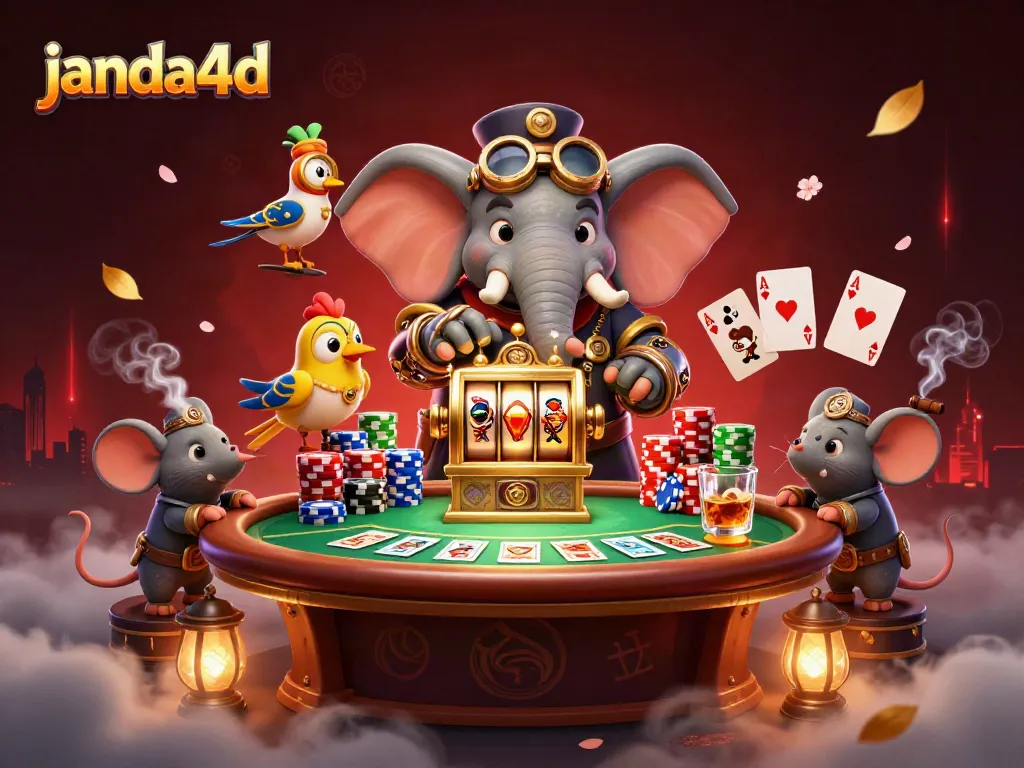 Janda4D memberikan pengalaman bermain slot online dengan slot machine emas dan karakter unik.
