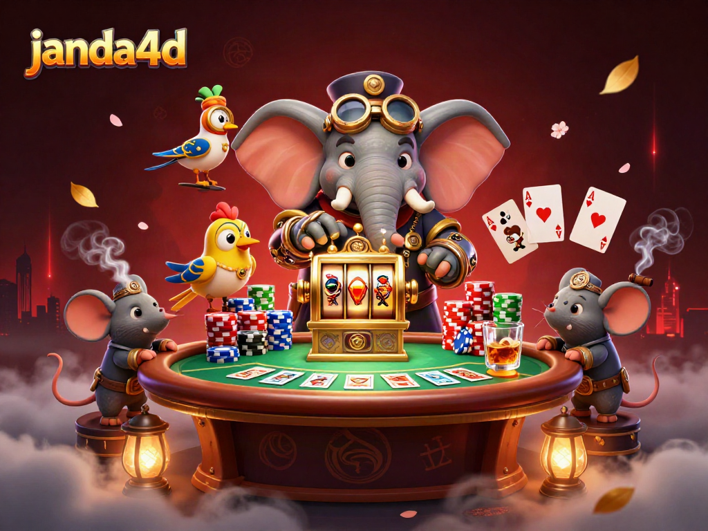 Janda4D memberikan pengalaman bermain slot online dengan slot machine emas dan karakter unik.