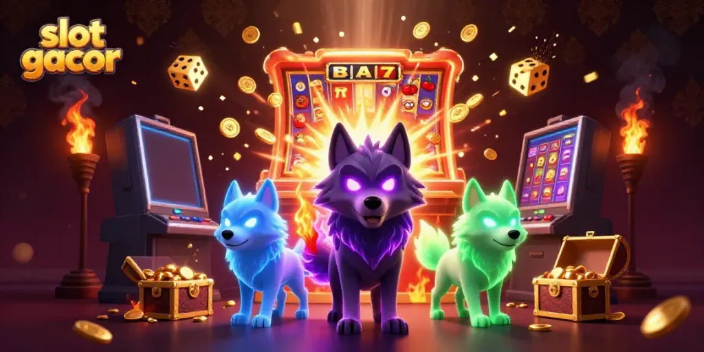 Experience the thrilling slot gacor excitement with magical wolves and a jackpot explosion.