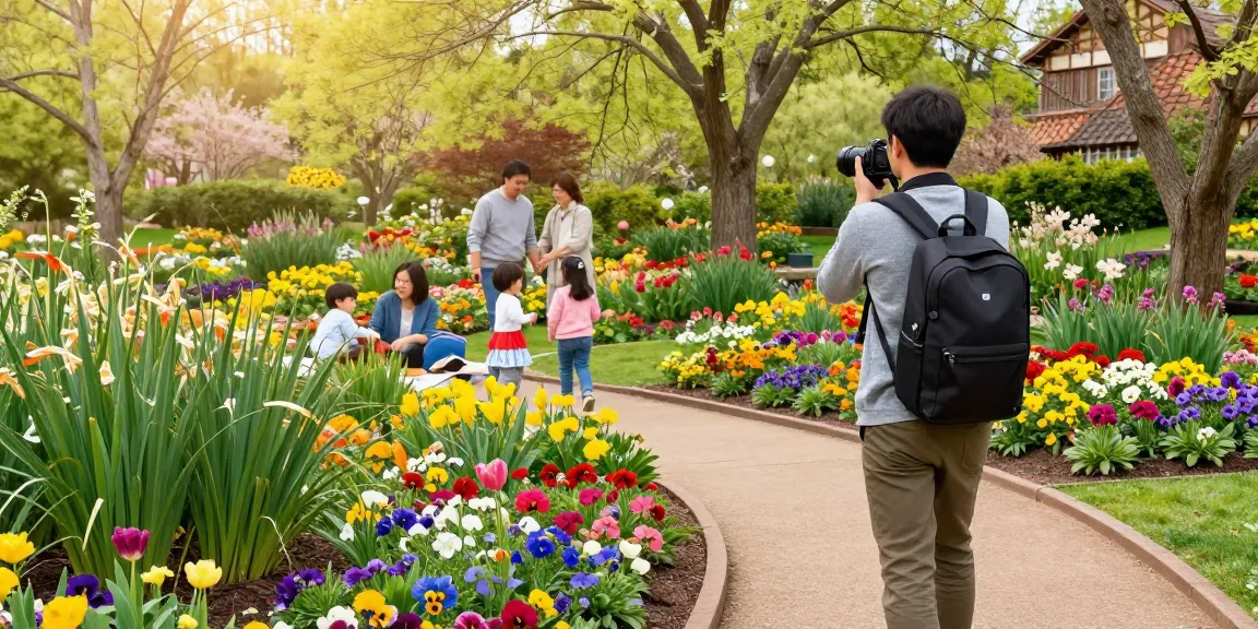 Explore the vibrant Capay Valley Garden at https://www.thecapayvalleygardentour.com in spring, with blooming flowers and scenic paths.