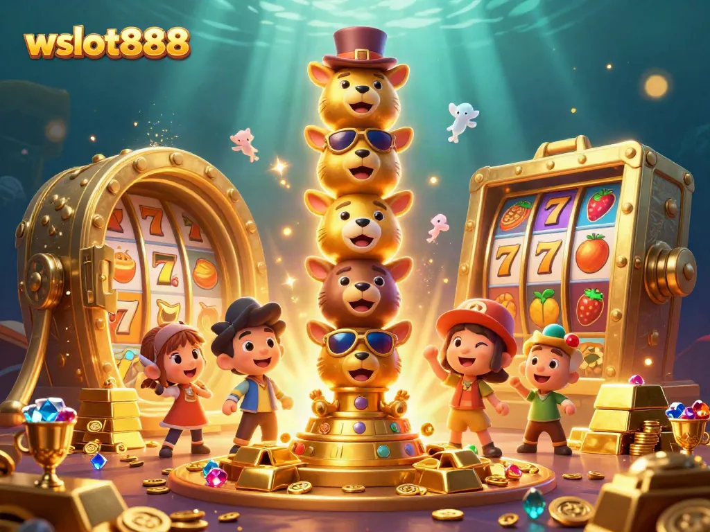 Menangkan jackpot dengan wslot888 di kasino virtual dengan suasana penuh warna dan energi.
