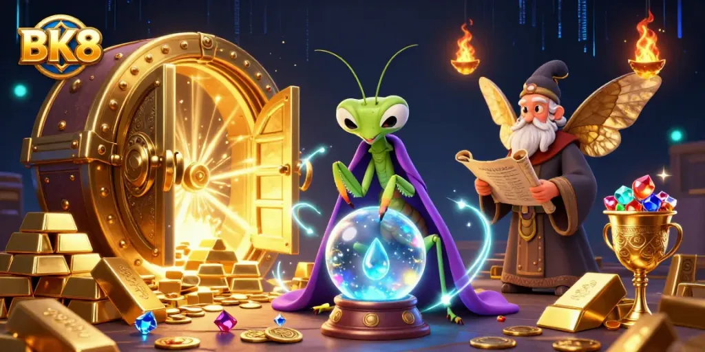 Experience thrilling gaming excitement at BK8 with captivating magical visuals and gold treasures!