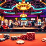 Experience excitement at mg188 with vibrant casino gaming, featuring elegant tables and engaging slot machines.