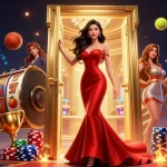 Experience thrilling gaming action at onbett with vibrant casino elements and a stunning atmosphere.