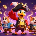Spin the reels with slot 777 as a pirate captain leads the way to big wins and jackpots.