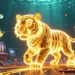 Budi4d situs showcases exciting slot gameplay with a vibrant, neon ambiance and thrilling symbols