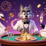 Experience thrilling gameplay at sun win with vibrant casino elements and dynamic characters.