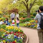 Explore the vibrant Capay Valley Garden at https://www.thecapayvalleygardentour.com in spring, with blooming flowers and scenic paths.