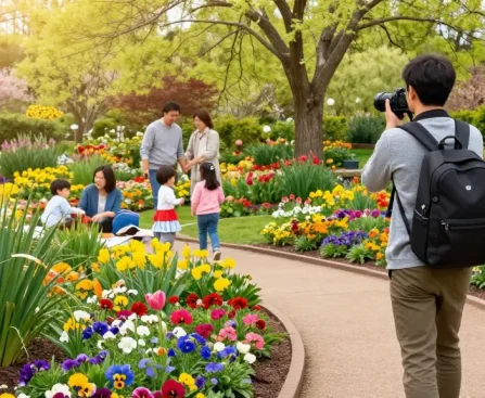 Explore the vibrant Capay Valley Garden at https://www.thecapayvalleygardentour.com in spring, with blooming flowers and scenic paths.