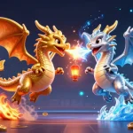Experience excitement with bola login on a dynamic sports betting scene featuring 3D dragons and sports elements.